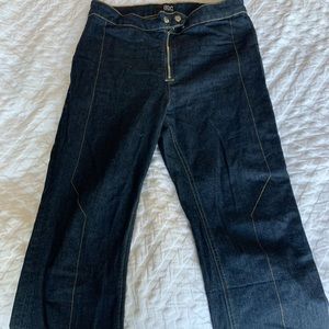 Urban Outfitters Wide Leg Cropped Jeans